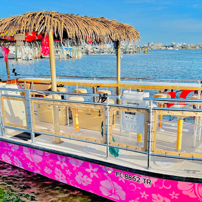 Pink Tiki Party Cruise up to 18 Passengers