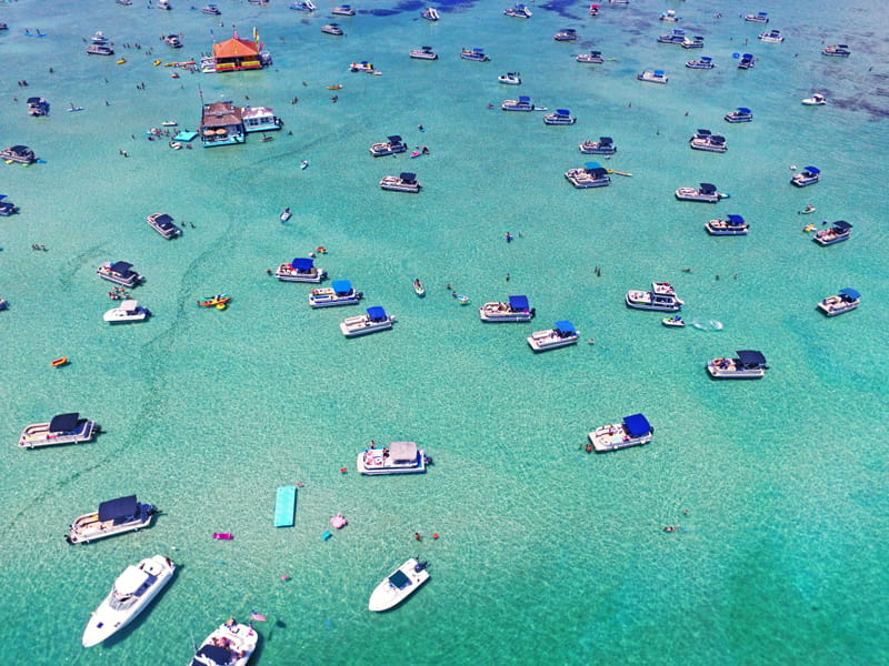 Crab Island Aerial View